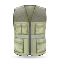 Vest With Pockets Realistic Mockup Vest With Pockets Realistic