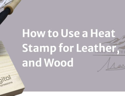 How to Use a Heat Stamp for Leather,and Wood