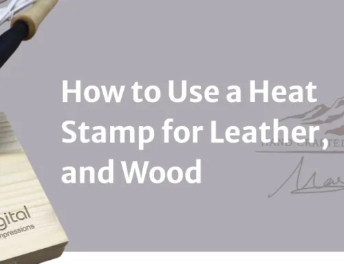 How to Use a Heat Stamp for Leather,and Wood