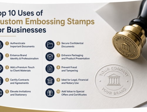 Top 10 Uses of Custom Embossing Stamps for Businesses